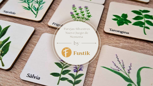 PAREJAS SILVESTRES: el juego educativo de madera para aprender las plantas