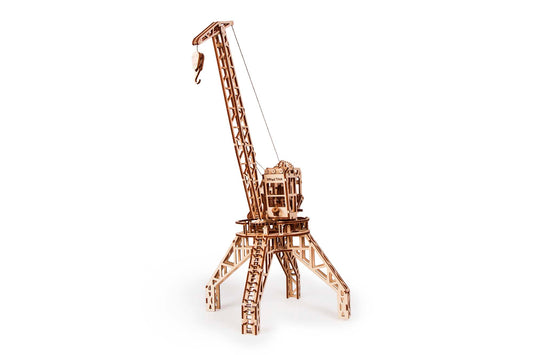 Maqueta de Grua amb Contenidor de Fusta – WoodTrick