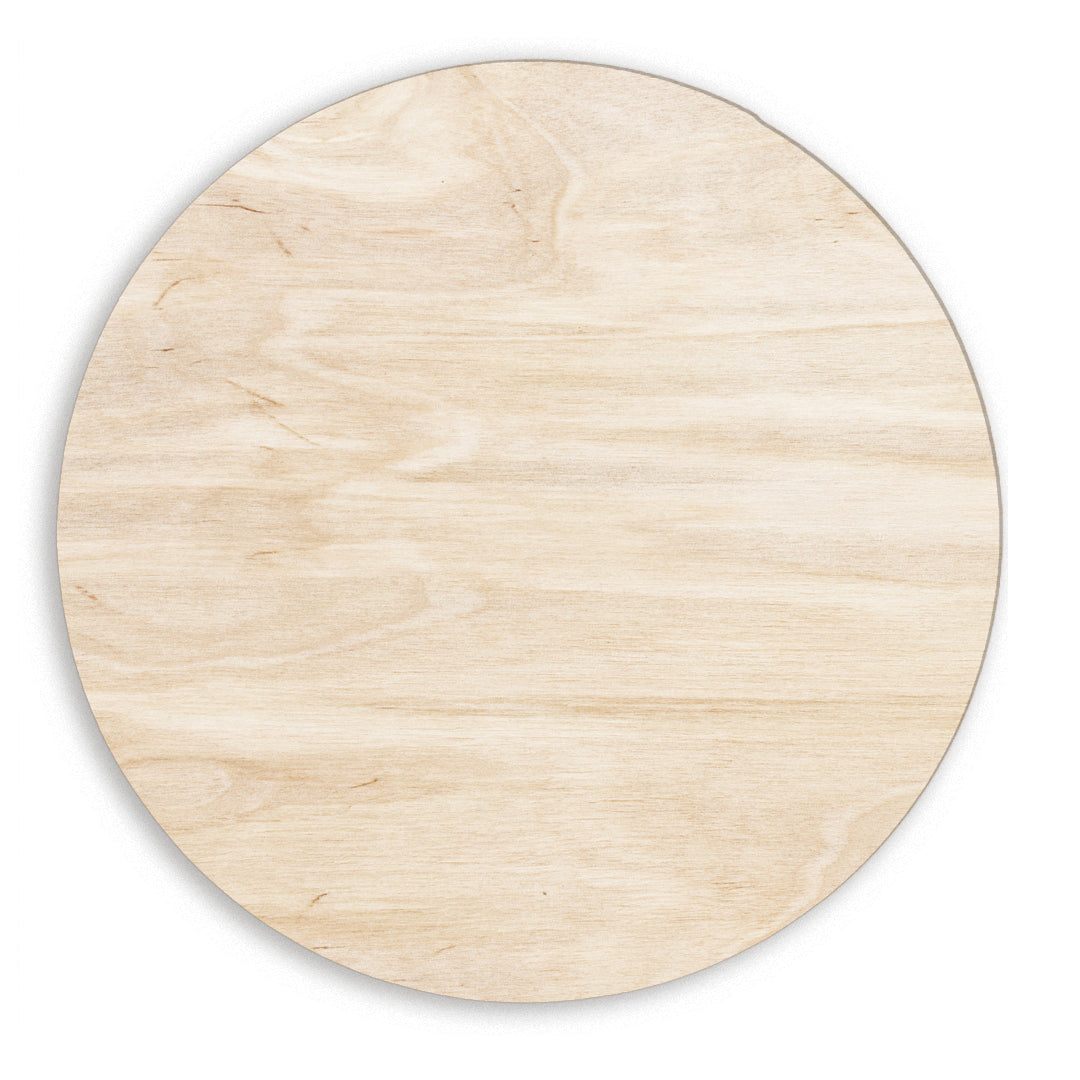 Imán en forma circular de madera, personalizado con impresión a todo color por una cara. Perfecto para diseñar una frase para una persona especial, una foto divertida o como detalle de recuerdo de un evento