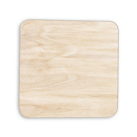 Imán en forma cuadrada de madera, ideal para personalizar con grabado láser. Perfecto para grabar una frase para una persona especial, o como detalle de recuerdo de un evento