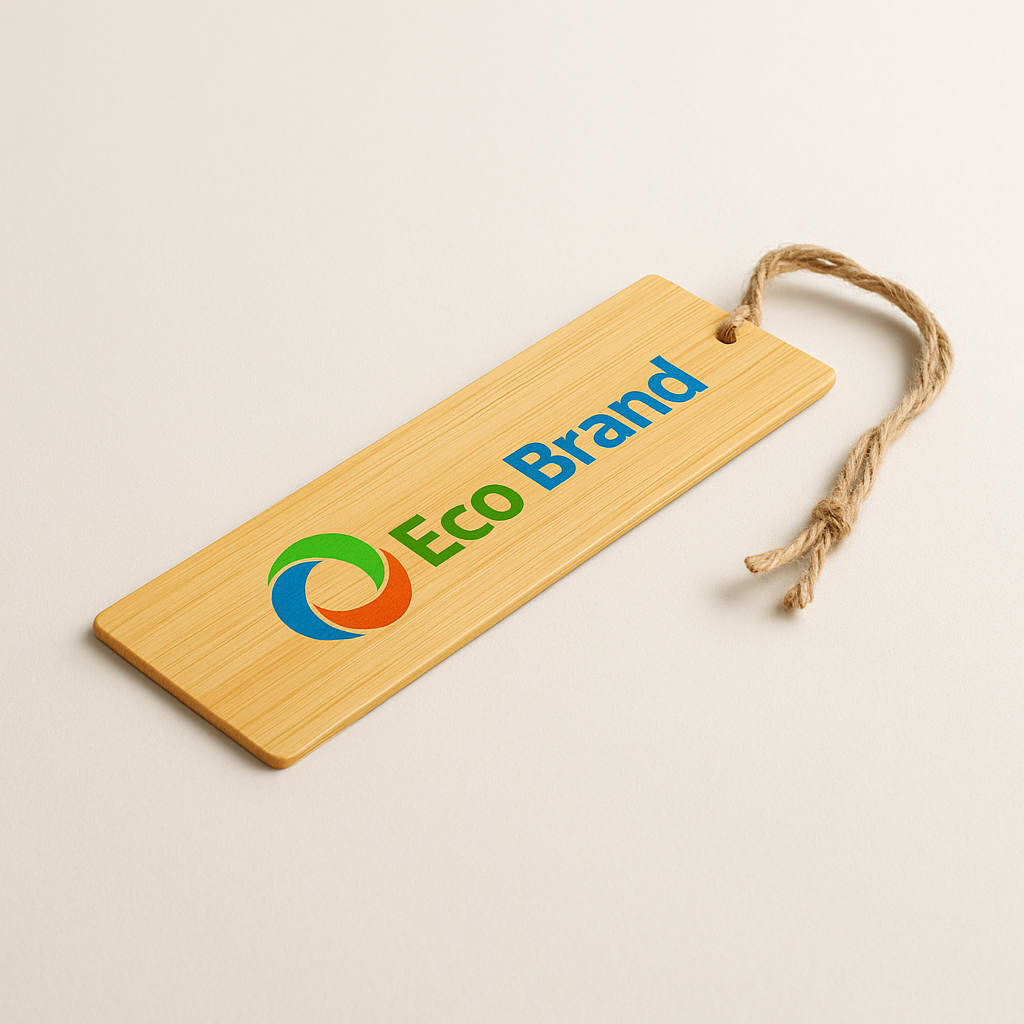Marcapáginas de Bambú Ecológico Personalizado