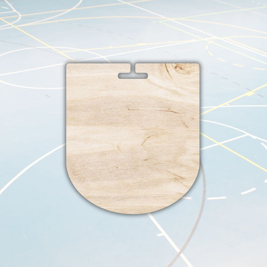 Medalla de madera personalizable de gran superfície de marcado