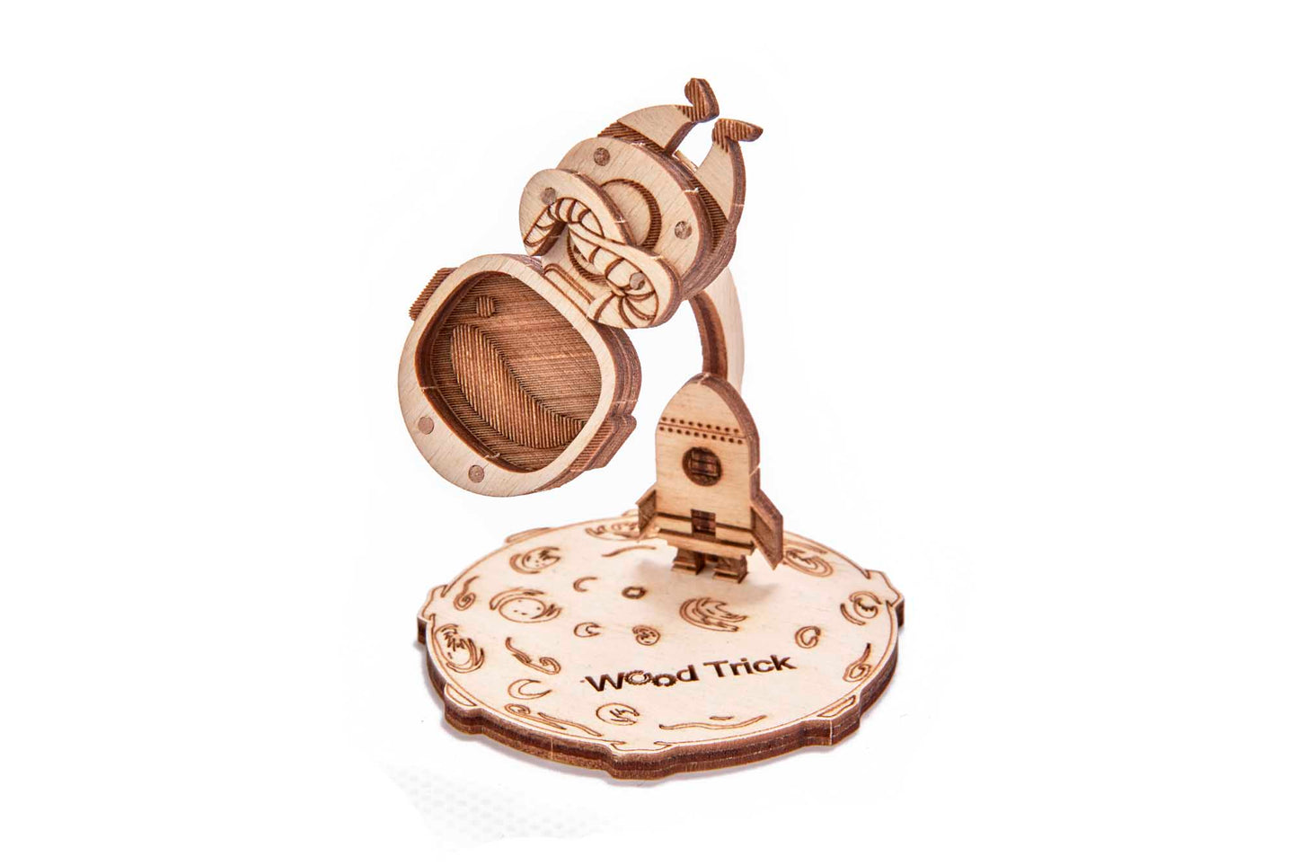 Astronauta de Madera – Maqueta Mini Woodik