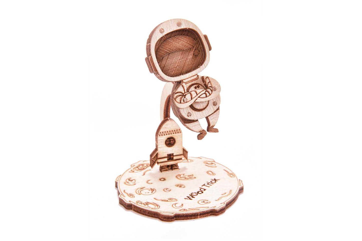 Astronauta de Madera – Maqueta Mini Woodik