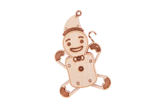 Ninot de Gingebre de Fusta - Mini Puzle Woodik