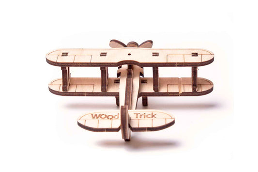 Mini Avió de Fusta - Kit Woodik
