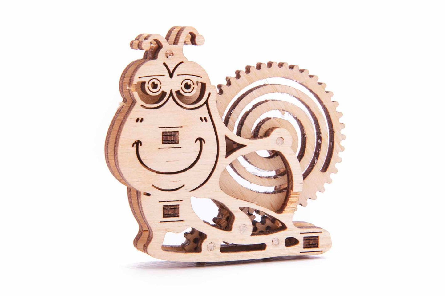 Caracol de Madera – Puzzle 3D Woodik