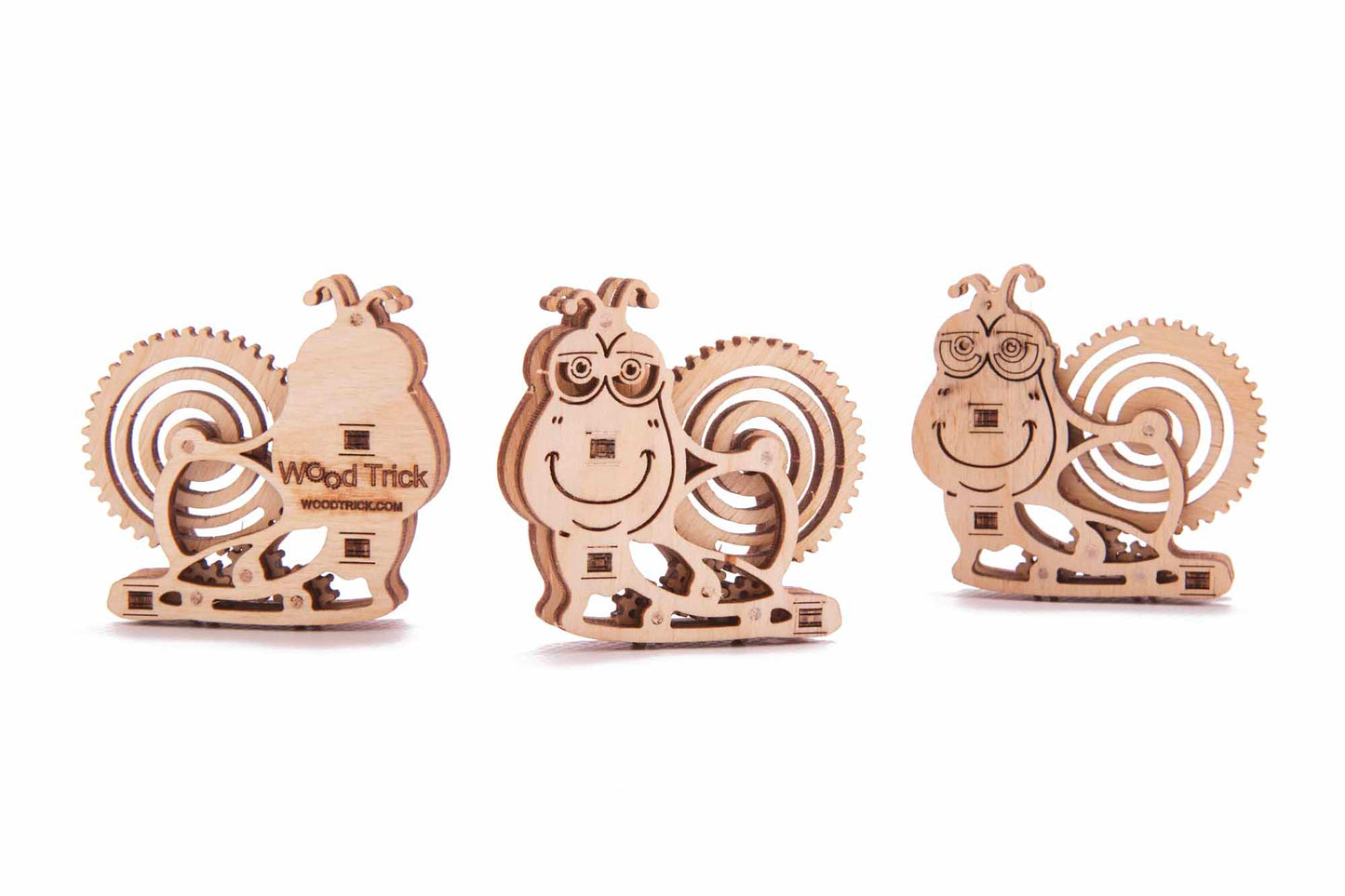 Caracol de Madera – Puzzle 3D Woodik