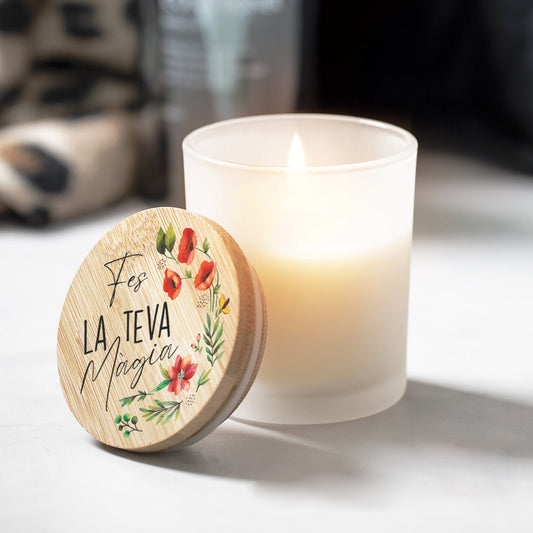 Espelma Aromes Mediterranis en Pot de Vidre