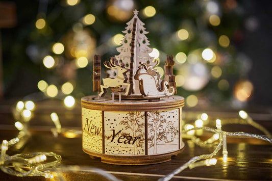 Woodtrick Santa Carrusel