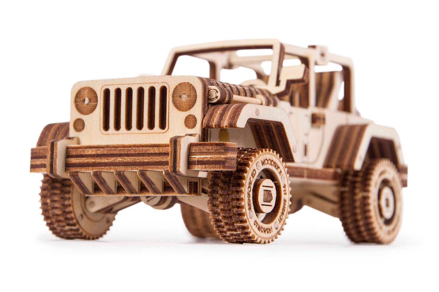 Coche Safari de Madera – Maqueta WoodTrick