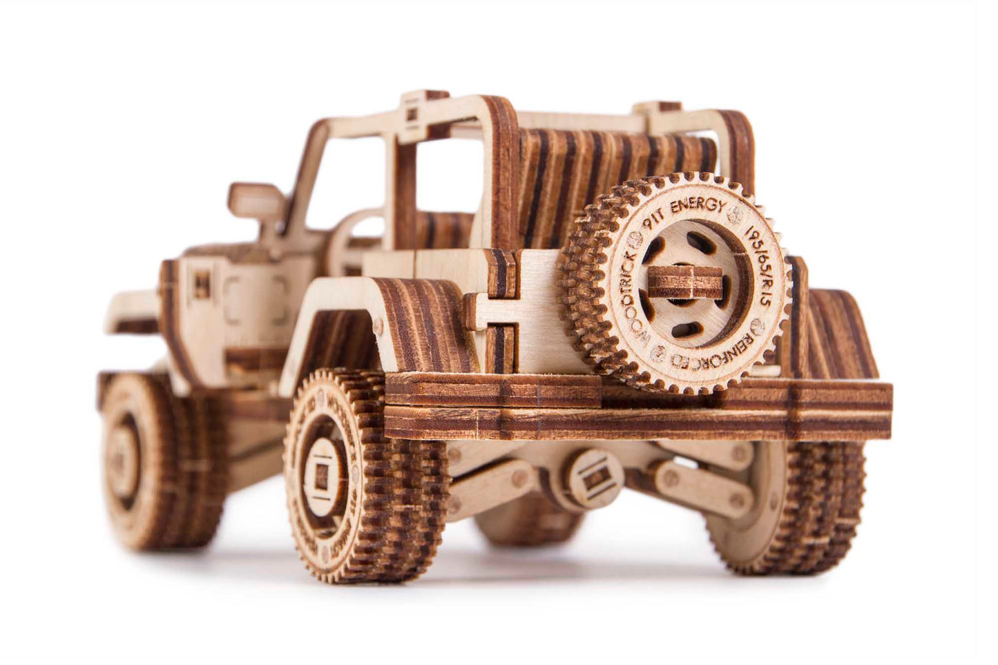 Coche Safari de Madera – Maqueta WoodTrick