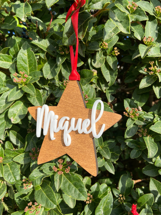Estrella de Nadal personalitzada