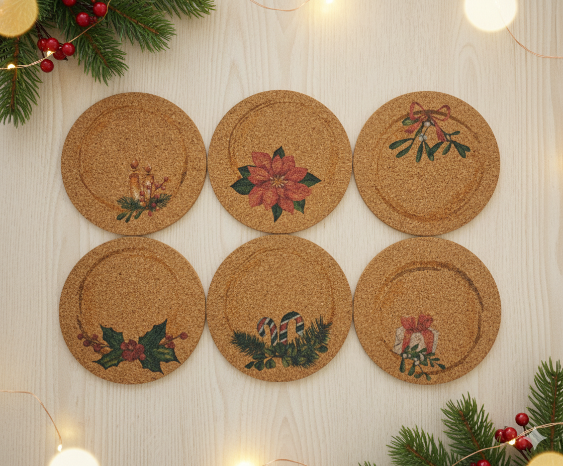 Posagots de suro Personalitzable per Nadal